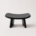 StillAura solid wood meditation bench for zen seating, a natural wood mindfulness chair in Japanese style.