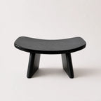 StillAura solid wood meditation bench for zen seating, a natural wood mindfulness chair in Japanese style.