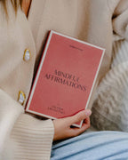 Close-up of Intelligent Change Mindful Affirmations for Women box in hands