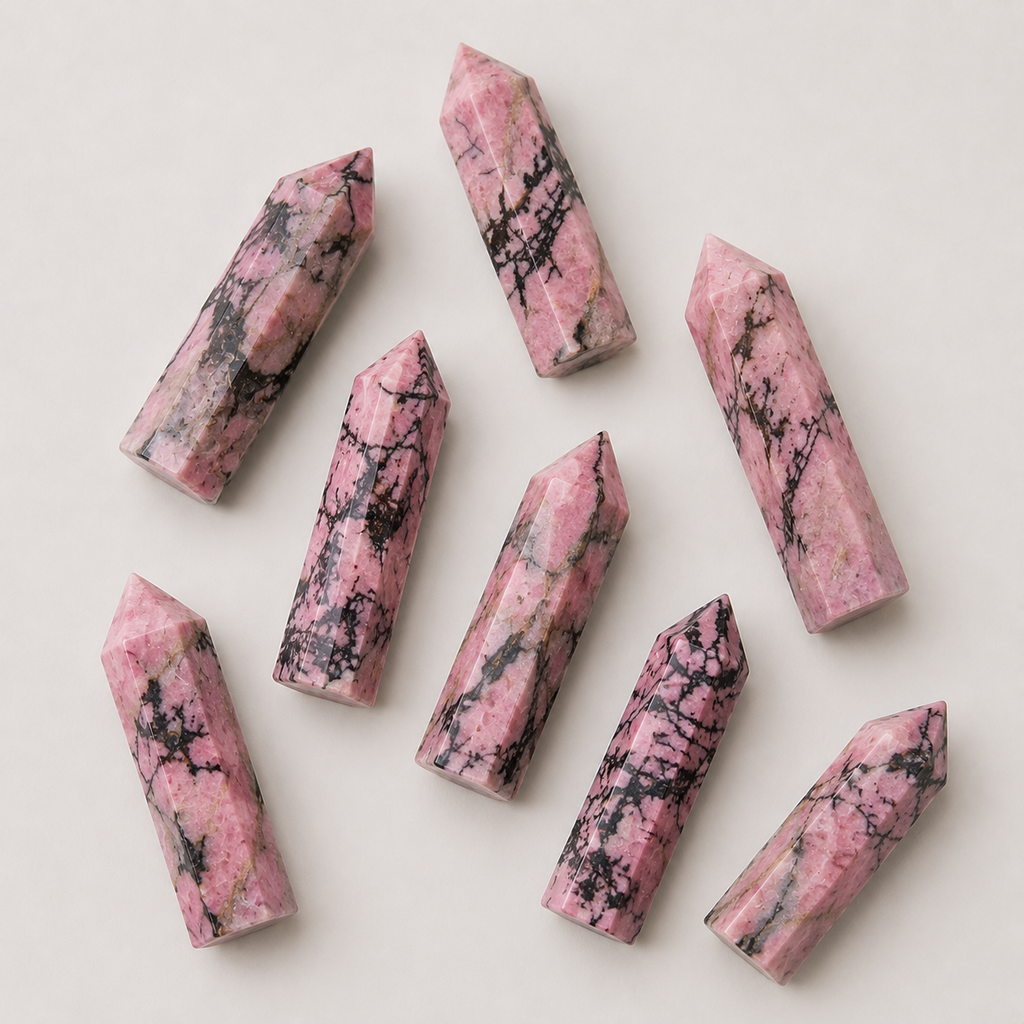 Natural Rose Crystal Rose Rhodolite
