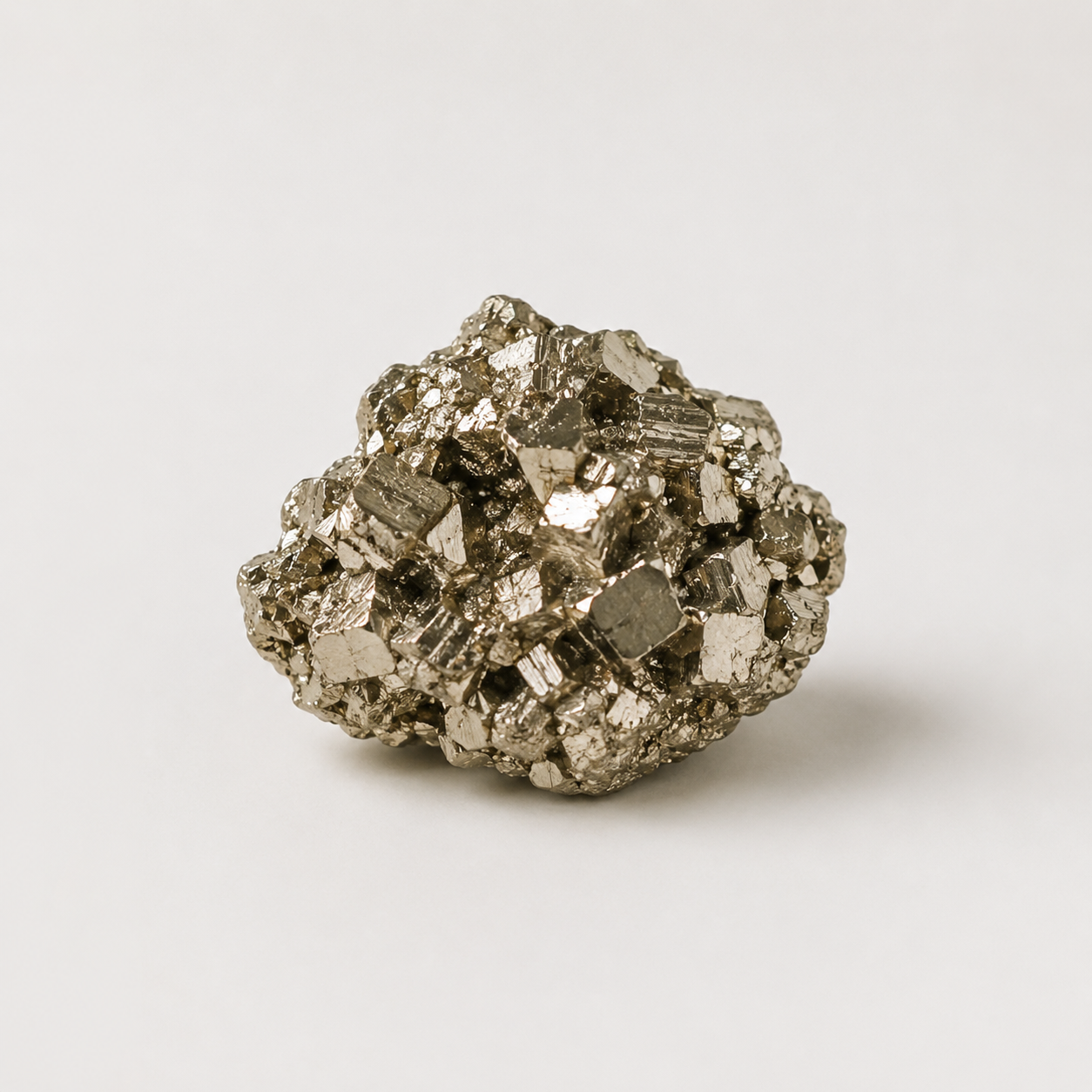 Natural Pyrite Raw Stone Copper Ornaments