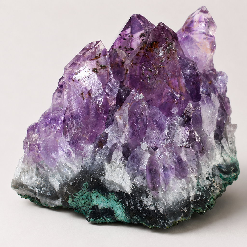 Natural Amethyst Raw Stone Crystal Cluster