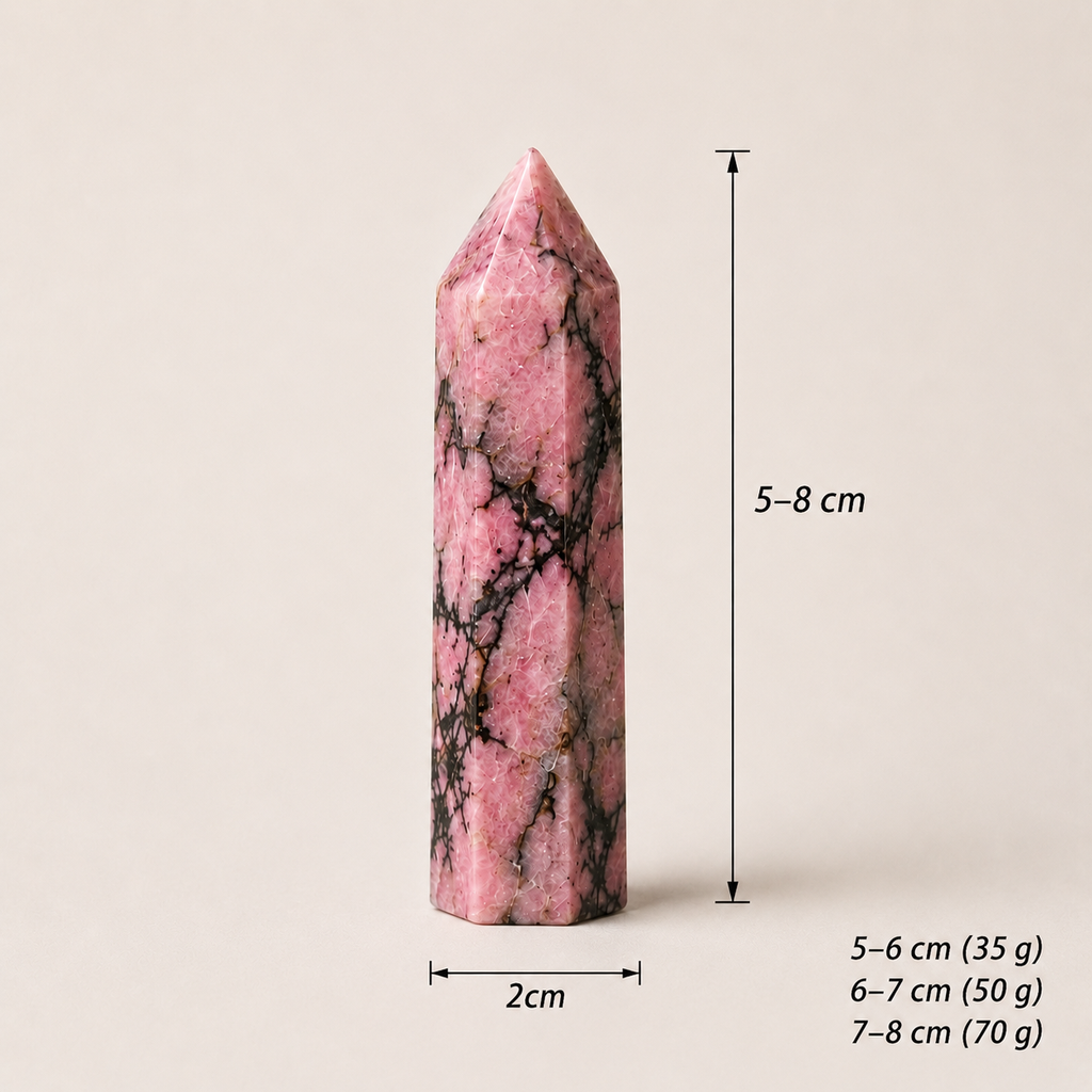 Natural Rose Crystal Rose Rhodolite