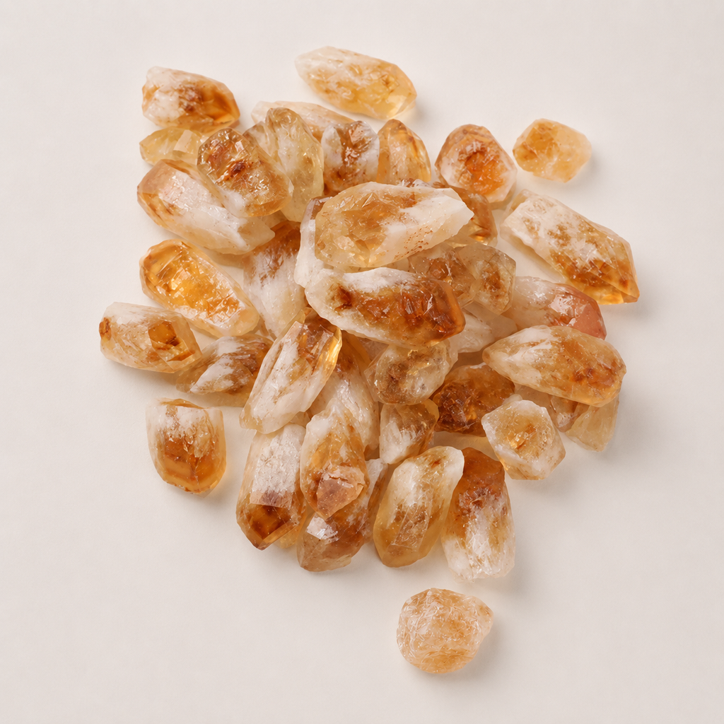 Brazil Citrine Bud Rough Stone Gravel