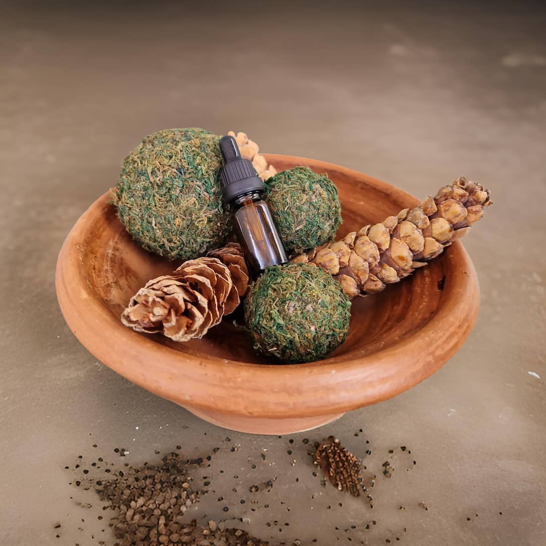 Pine Cone & Moss Ball Potpourri-2